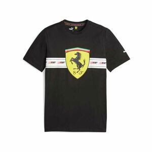 Puma FERRARI RACE Pánské triko, černá, velikost L