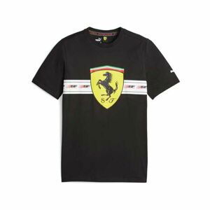 Puma FERRARI RACE Pánské triko, černá, velikost M