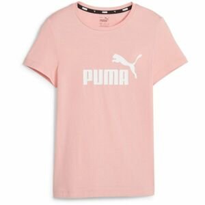 Puma ESS LOGO TEE G Dívčí triko, růžová, velikost 128