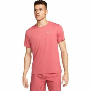 Nike NK DF UV MILER SS Pánské tréninkové tričko, červená, velikost M