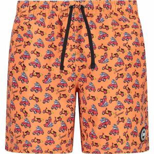 CMP KID SHORTS Chlapecké plavky, oranžová, veľkosť 128