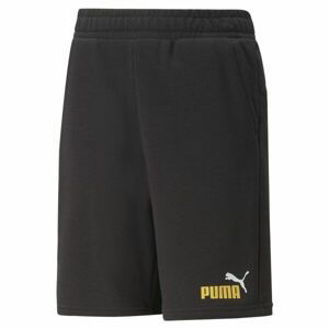 Puma ESS+2 COL SHORTS TR B Chlapecké šortky, černá, velikost 128