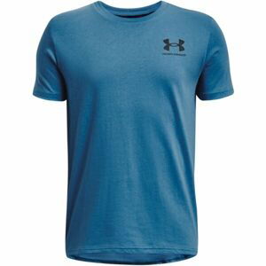 Under Armour SPORTSTYLE LEFT CHEST SS Chlapecké tričko s krátkým rukávem, modrá, velikost S