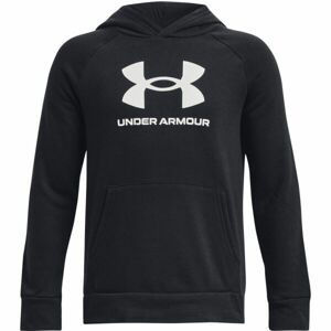 Under Armour RIVAL FLEECE BL HOODIE Chlapecká mikina, černá, velikost ylg