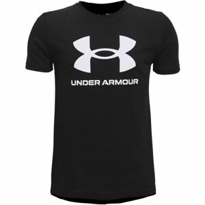 Under Armour SPORTSTYLE LOGO SS Chlapecké triko, černá, velikost ymd