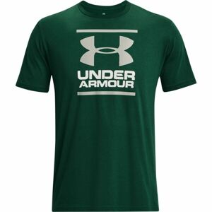 Under Armour GL FOUNDATION SS T Pánské tričko, tmavě zelená, velikost XXXL