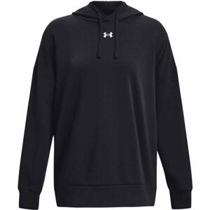 Under Armour UA RIVAL FLEECE OS HOODIE Dámská mikina, černá, velikost M