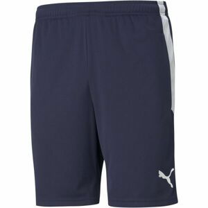 Puma TEAM LIGA TRAINING SHORTS Pánské fotbalové kraťasy, tmavě modrá, velikost M