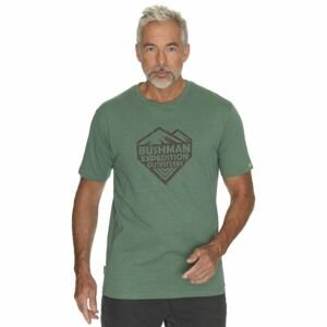 BUSHMAN ELIAS Pánské tričko, zelená, velikost XL