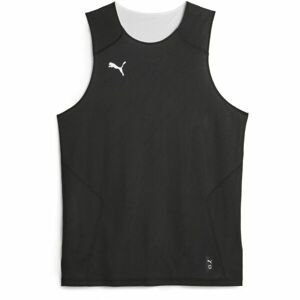 Puma HOOPS TEAM REVERSE PRACTICE JERSEY Pánský basketballový dres, černá, velikost XL