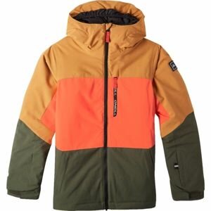 O'Neill CARBONITE Chlapecká lyžařská/snowboardová bunda, oranžová, veľkosť 128