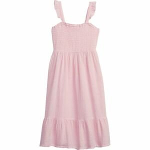 GAP V-MAR W MIDI DRESS Dívčí šaty, růžová, velikost XS