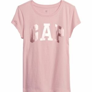GAP V-FR SS VALUE LOGO TEE Dívčí tričko, růžová, velikost L