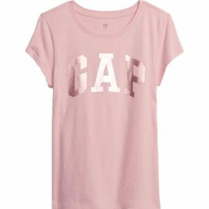 GAP V-FR SS VALUE LOGO TEE Dívčí tričko, růžová, velikost XL