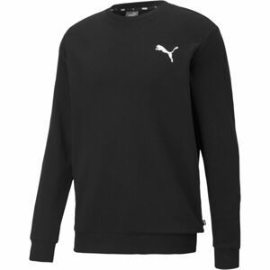 Puma ESS SMALL LOGO CREW Pánská mikina, černá, velikost L