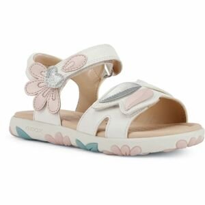 Geox J S.HAITI G. C Dívčí sandály, bílá, velikost 30