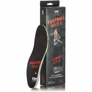 ORTHOMOVEMENT UPGRADE FOOTBALL INSOLE Vložky do bot, černá, veľkosť 42