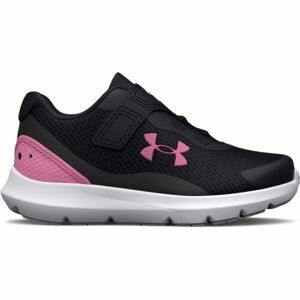 Under Armour GINF SURGE Dívčí běžecké boty, černá, velikost 37.5