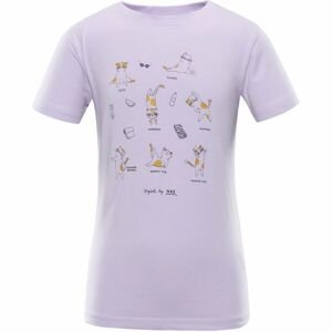 NAX POLEFO Dětské triko, fialová, velikost 104-110