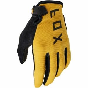 Fox RANGER GEL Cyklistické rukavice, žlutá, veľkosť XL