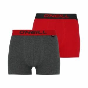 O'Neill PLAIN 2PACK Pánské boxerky, tmavě šedá, velikost XL