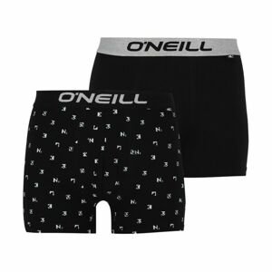 O'Neill LOGO PLAIN 2-PACK Pánské boxerky, černá, velikost M