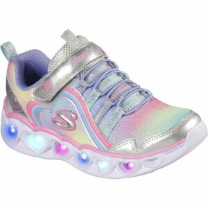 Skechers HEART LIGHTS Dětská vycházková obuv, růžová, velikost