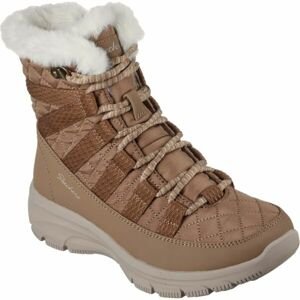 Skechers EASY GOING - MORO STREET Dámská zimní obuv, hnědá, veľkosť 39