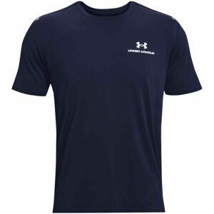 Under Armour RUSH ENERGY SS Pánské sportovní tričko, tmavě modrá, velikost XXL