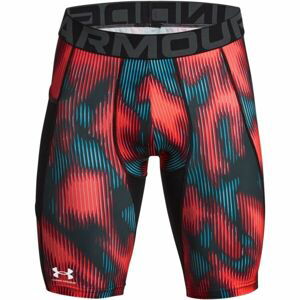 Under Armour HG PRINTED LONG SHORTS Pánské šortky, oranžová, velikost L