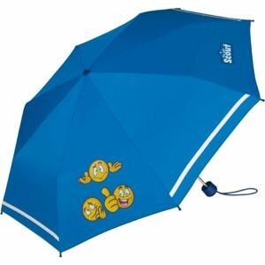 SCOUT EMOJI Dětský skládací deštník, modrá, veľkosť UNI
