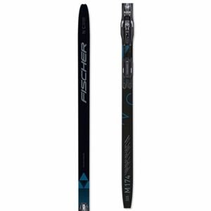 Fischer TWIN SKIN CRUISER + CONTROL STEP Běžecké lyže s mohérovými pásy, černá, velikost