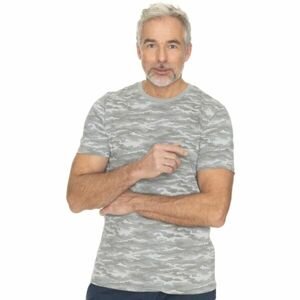 BUSHMAN EXTON Pánské tričko, šedá, velikost 4XL