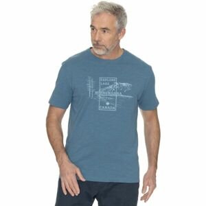 BUSHMAN DEMING Pánské tričko, modrá, velikost S