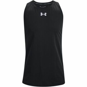 Under Armour BASELINE COTTON TANK Pánské tílko na basketbal, černá, velikost XL