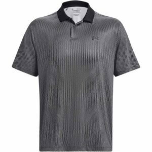 Under Armour PERFORMANCE 3.0 DEUCES POLO Pánské golfové polotričko, tmavě šedá, veľkosť L