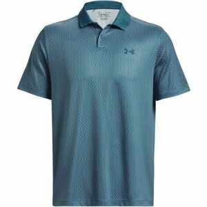 Under Armour PERFORMANCE 3.0 DEUCES POLO Pánské golfové polotričko, tyrkysová, velikost