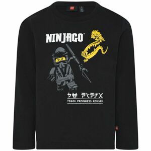 LEGO® kidswear LWTAYLOR 624 T-SHIRT L/S Chlapecké tričko s dlouhým rukávem, černá, velikost 134