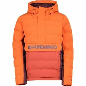 FUNDANGO EVERETT PADDED ANORAK Dámská lyžařská/snowboardová bunda, oranžová, veľkosť XS