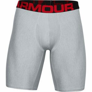 Under Armour TECH 9IN 2 PACK Pánské boxerky, šedá, veľkosť lg