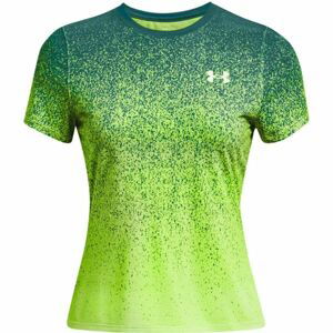 Under Armour RUSH CICADA Dámské tréninkové tričko, zelená, velikost S