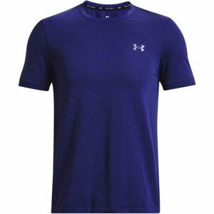 Under Armour RUSH LEGACY Pánské tréninkové tričko s krátkým rukávem, modrá, veľkosť L