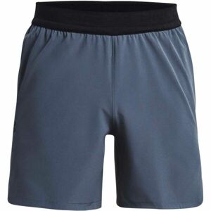 Under Armour PEAK WOVEN SHORTS Pánské tréninkové kraťasy, tmavě šedá, velikost S/M