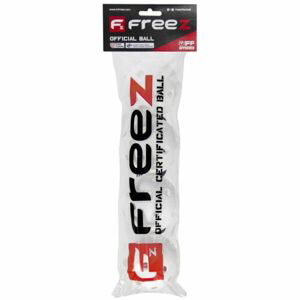 FREEZ BALL OFFICIAL TUBE 4 PCS Sada florbalových míčků, bílá, velikost UNI