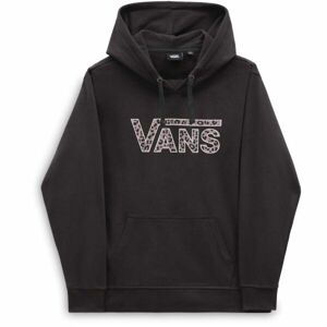 Vans DROP V CHEETAH PULLOVER FLEECE-B Dámská mikina, černá, veľkosť XS