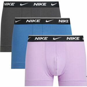 Nike EDAY COTTON STRETCH Pánské boxerky, tmavě šedá, velikost S