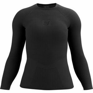 Compressport ON/OFF BASE LAYER LS TOP W Dámské termotriko, černá, velikost M