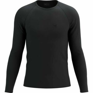 Compressport TRAINING TSHIRT LS Pánské tréninkové triko s dlouhým rukávem, černá, velikost S