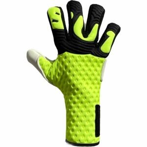 BU1 LIGHT NEON YELLOW NC Pánské fotbalové brankářské rukavice, reflexní neon, veľkosť 10.5
