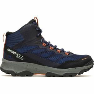 Merrell SPEED STRIKE MID GTX Pánská outdoorová obuv, tmavě modrá, velikost 46.5